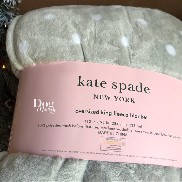 kate spade Bedding Kate Spade Grey Oversized Polka Dot Full Queen